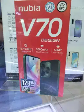 Nubia V70 design 8+8/128 NFC new segel