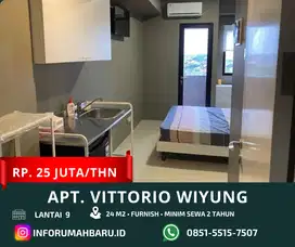 APARTEMEN VITTORIO Studio ‼️ Disewakan Unit Furnish Raya Wiyung