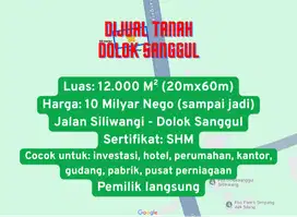 Dijual cepat tanah strategis 12.000 meter Jln Siliwangi Dolok Sanggul
