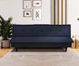 Sofabed bekas Navy Tua Gelap