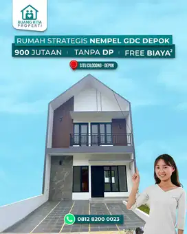 Rumah Modern Scandinavian Dekat GDC Depok Mulai 900 Jutaan