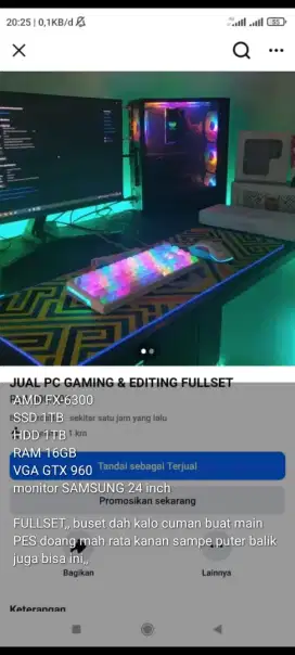 PC gaming & editing fullset