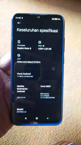 Xiaomi note 8 ram 4/64