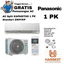 FREE PASANG! PANASONIC AC Split 1 PK Standart ZN9YKP R32 Fast Cooling
