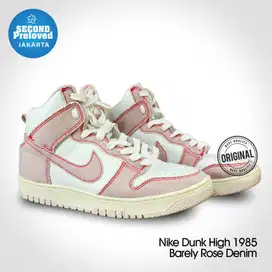 Sepatu Second Original Nike Dunk High 1985 Barely Rose Rare Item