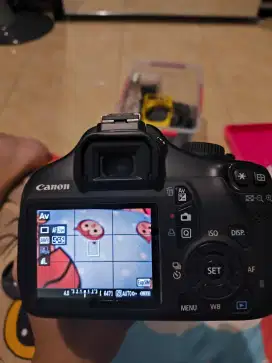 Canon 1100D seperti baru, mulus, lengkap