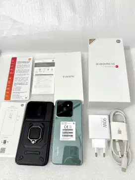 Xiaomi 14 Jade Green 12/256GB Fullset Mulus Like New