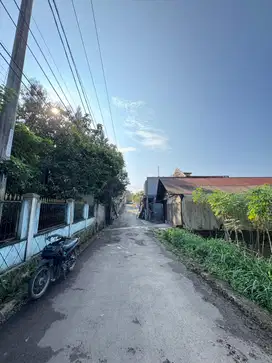 Tanah kavling di tempat strategis pinggir jalan desa