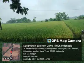 DIJUAL CEPAT TANAH PINGGIR JALAN DEKAT PINTU TOL MADIUN
