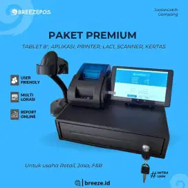 Paket Mesin kasir Tablet 8 inch & Aplikasi kasir