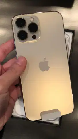 IPHONE 13 PROMAX GOLD 128GB MULUS