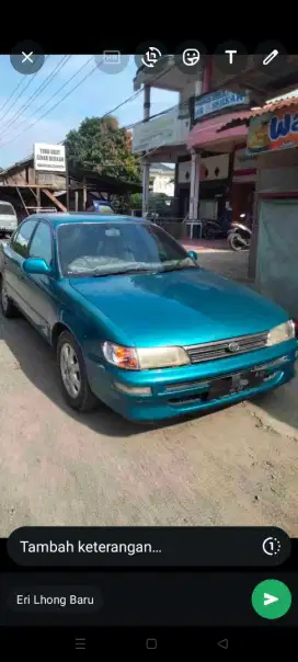 Great Corolla 1995 warna biru metalik, , mobil mulus