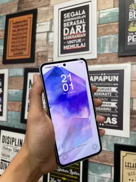 samsung a55 5G 12/256 like new iceblue