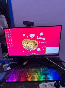 PC Gaming I3 Ram 8Gb Fullset + Monitor No Minus