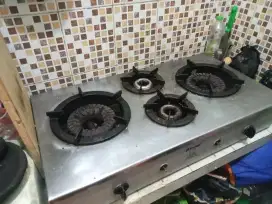 KOMPOR RINAI 4 TUNGKU KOKOH BANGET DIPAKAI CATERING