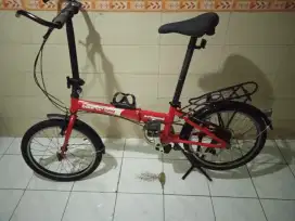 Sepeda lipat clasic folding bike origami