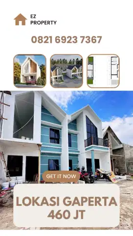 TERMURAHHG DI GAPERTA HNY 460 JT 2 LANTAI