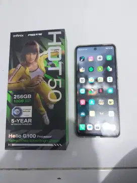 Infinix hot 50 6+6/256 gb masih garansi