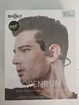 Shokz OPENRUN baru 1x pakai, beli tgl 13 Agustus 2025 + Bonus Hardcase
