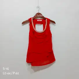 Baju / Atasan Wanita Red s16