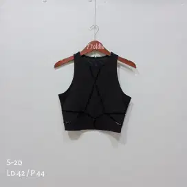 Crop top imporr Black s20