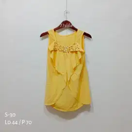 Baju / Atasan Wanita Yellow Top s30