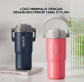 Ecentio Thermos Tumbler Panas Dingin Kap 750ml Stainless Steel 304 Ori