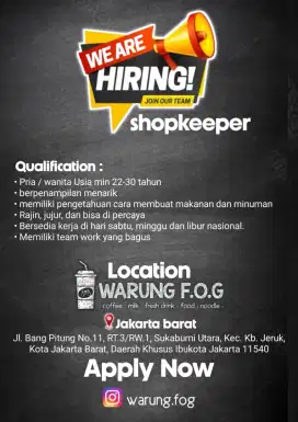 Penjaga Warung Kopi