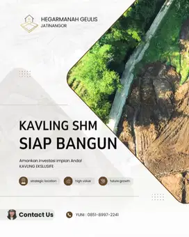 KAVLING EKSKLUSIF - SIAP BANGUN – HEGARMANAH GEULIS RESIDENCE, JATINAN