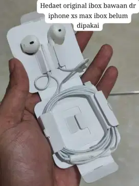 Headset iphone xs max ibox tdk prn dipakai aman semua kanankiri