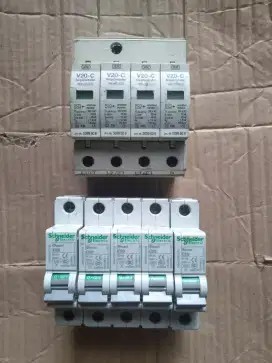 MCB C20 & Surge Arrester V20