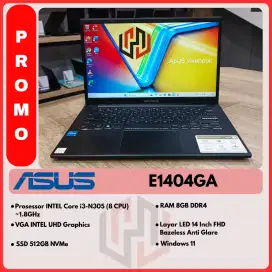 ASUS E1404GA CORE I3 MASIH GARANSI RESMI