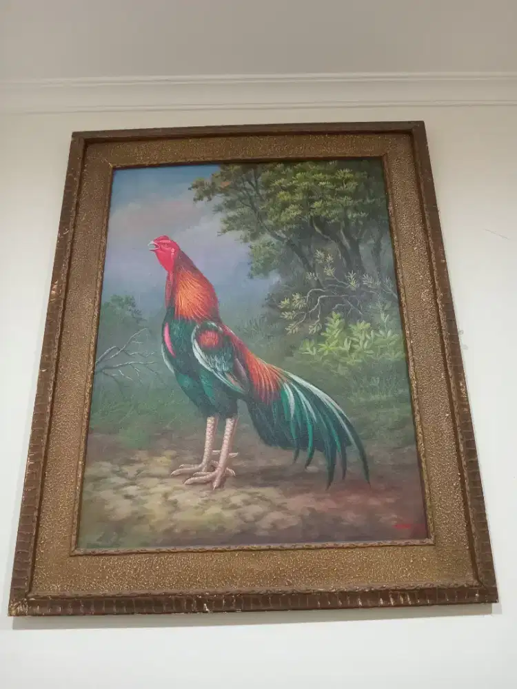 Lukisan Ayam Jago