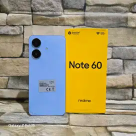 Realme Note 60 6/128 4G Fullset Segel Normal Mulus 98%,Garansi