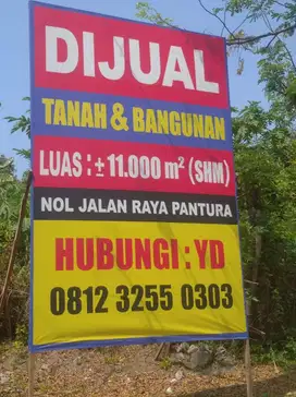 DIJUAL TANAH NOL JALAN PANTURA