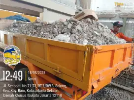 Jasa buang puing dan sampah