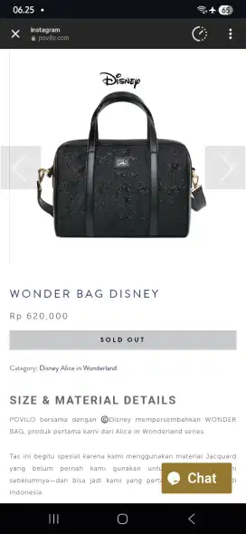 TAS POVILO (Wonder Bag Disney)
