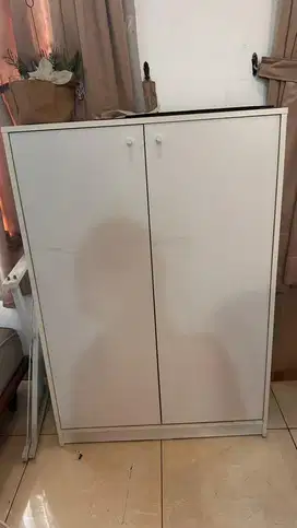 Lemari Sepatu IKEA Putih 5 Susun