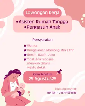 Asisten Rumah Tangga + Momong Anak