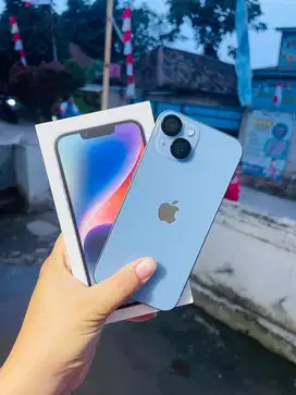 Iphone 14 128gb Blue Resmi IBOX perfect . BH 100% garansi panjang