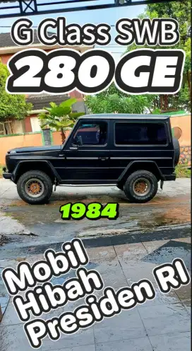 Mercedes Benz G Class 280GE type SWB 1984