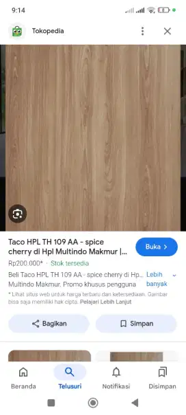 Jual HPL TACO Murah