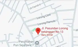 Tanah dijual lokasi lrg ketanggan Jl Pasundan  Kalidoni