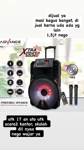 Speaker advance
