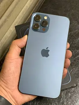 iPhone 12 Pro Max 128gb Pasific Blue iBox Digimap Fullset ORI