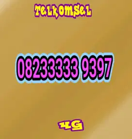 Nomer cantik Telkomsel rapi panca 33333