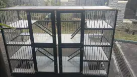 Kandang kucing 4 ruang
