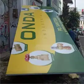 SIGNAGE NEONBOX PAPAN REKLAME HURUF TIMBUL BILLBOARD SERVICE REPARASI
