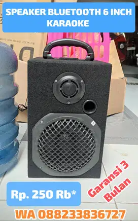 Speaker bluetooth 6 inch Karaoke Rakitan