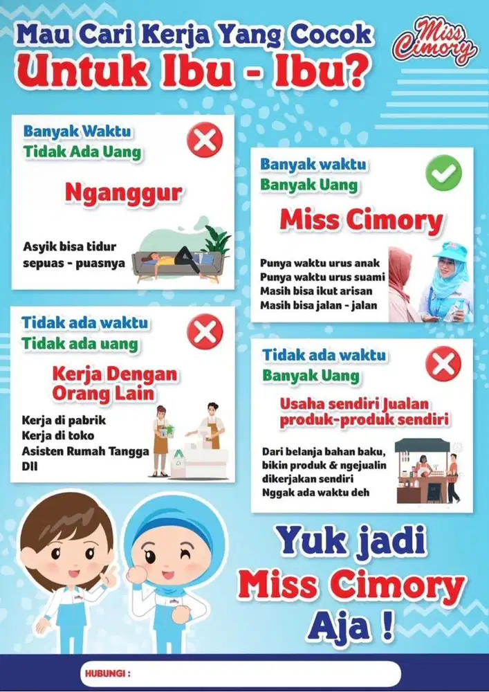 Lowong kerja miss cimory